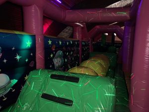 Inflatable park - glow in the dark stars