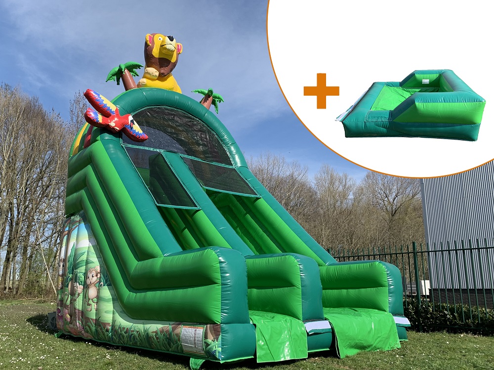 Monarchie Gedrag Leerling Glijbaan Jungle kopen - Jump Factory | Quality Inflatables